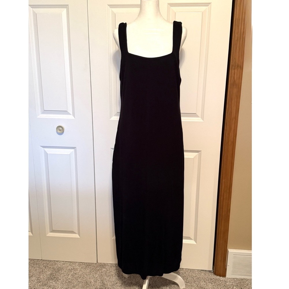 Gentle Fawn Black Maxi Tank Dress